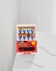 Mini Vending Machine Fridge Magnet, Retro Style