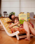 Adjustable Lounge Chair with Comfy Pad for Kids