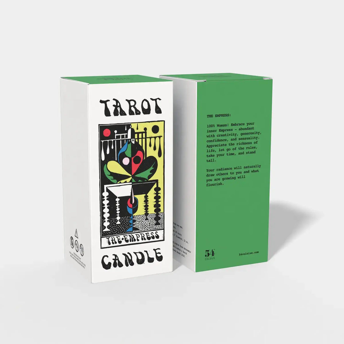 Tarot Candle, The Empress  - 6" Tall &amp; 60Hr Burn, Scented