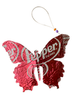 Seatree Studio - Butterfly Ornament - Upcycled Beverage Can