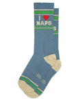 I ❤️ Naps Gym Crew Socks