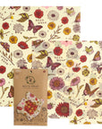 Bee's Wrap - Assorted 3 Pack - Meadow Magic, Plant Based Wax