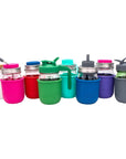 Silicone Sleeve for Regular Mouth Pint 16oz Mason Jars