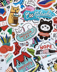 Exercise Your Demons Sticker by Gemma Correll