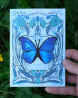 Blue Morpho Butterfly 'Pop-Out' Greeting Card