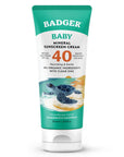 Badger Mineral Baby Sunscreen Cream SPF 40 with Zinc Oxide