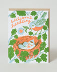 Welcome Hatchling Baby Greeting Card by Phoebe Wahl