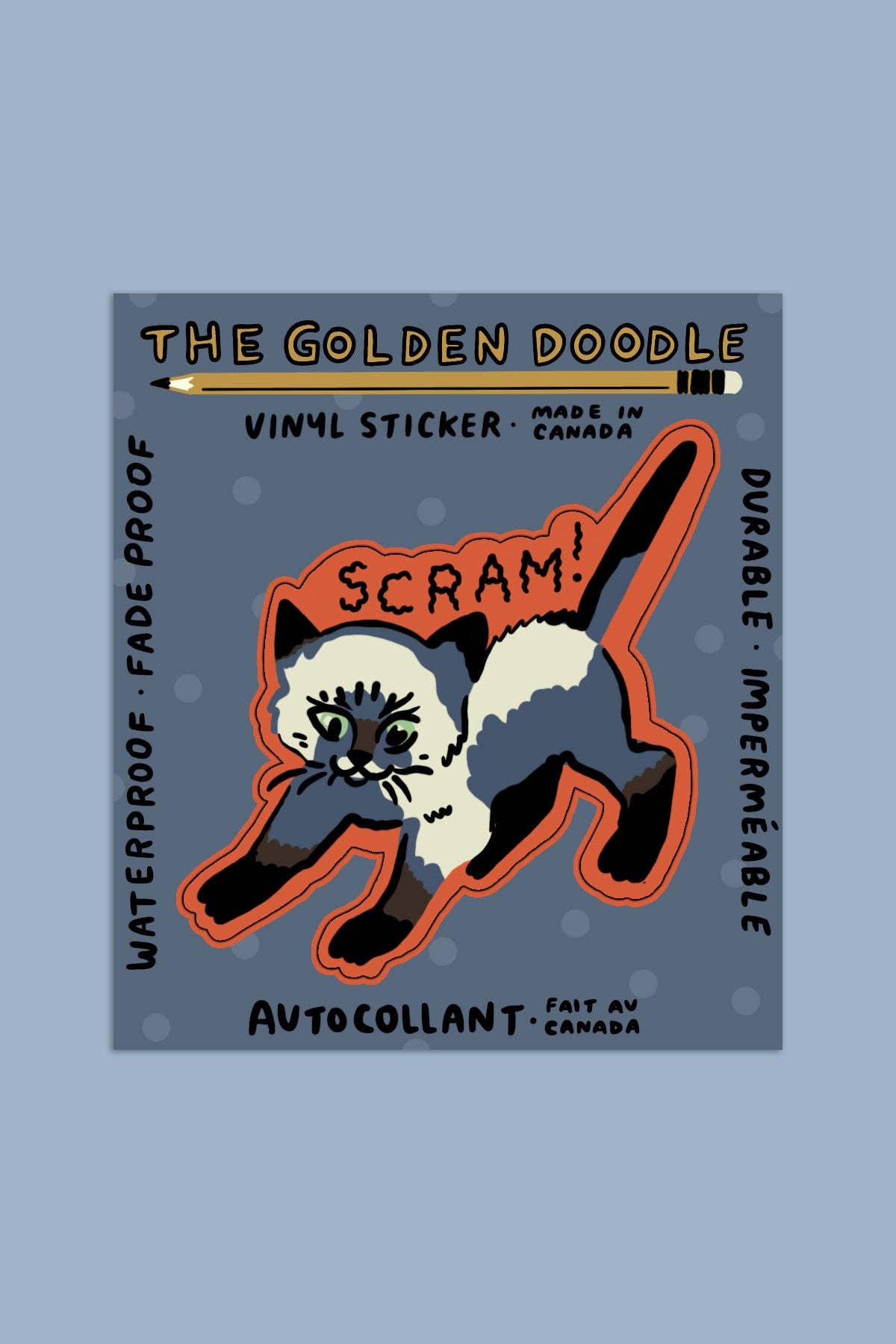 Scram Sticker | Waterproof Vinyl Sticker