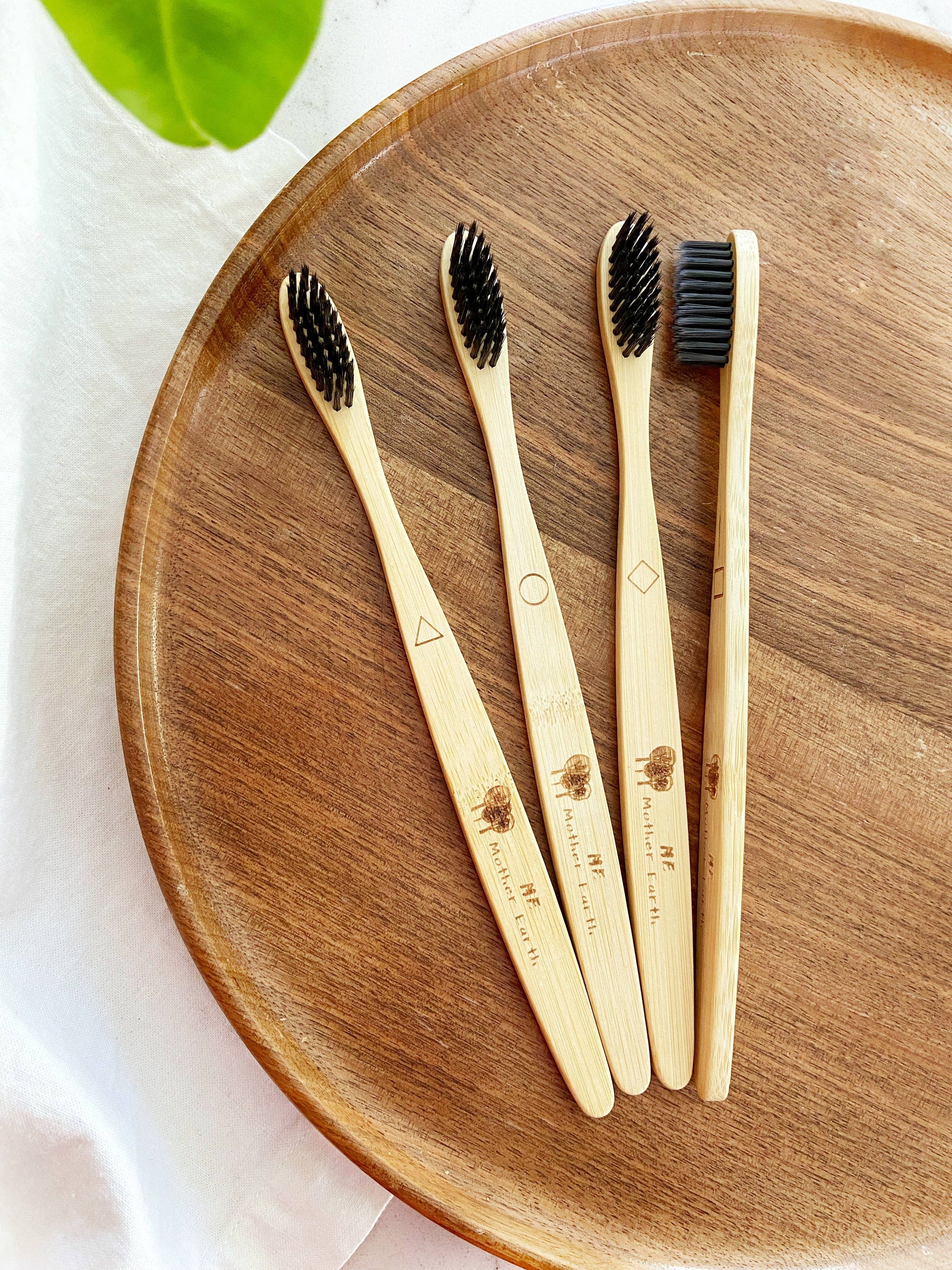 Me Mother Earth - Bamboo Charcoal Toothbrush | Compostable + Zero Waste