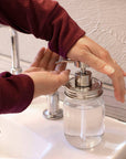 Mason Jar Lifestyle - Satin / Brushed Finish Soap Pump Dispensers for Mason Jars