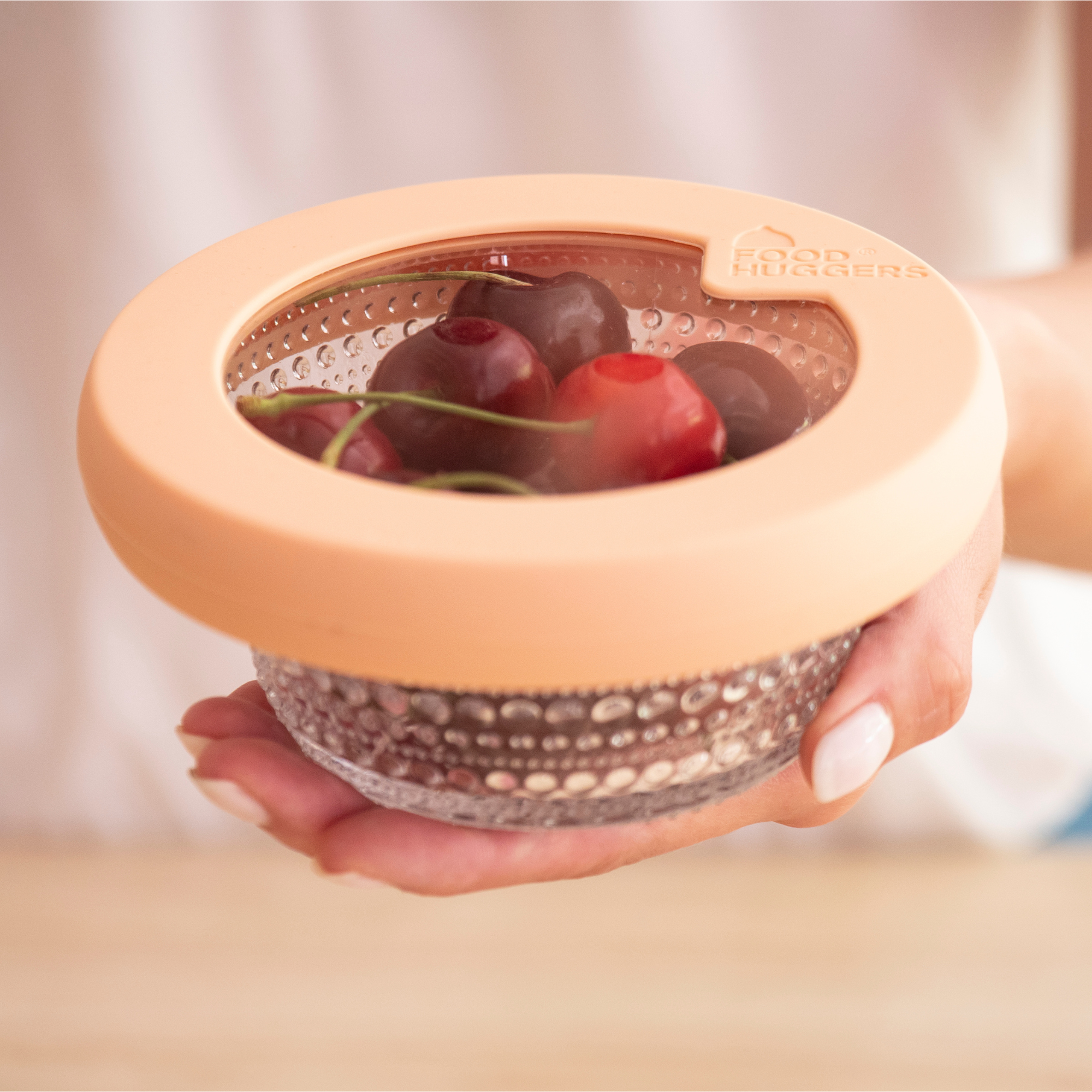Glass Bowl Lid with Silicone Seal – XSmall – Terra Cotta