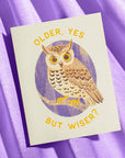Older Owl - Risograph Birthday Card