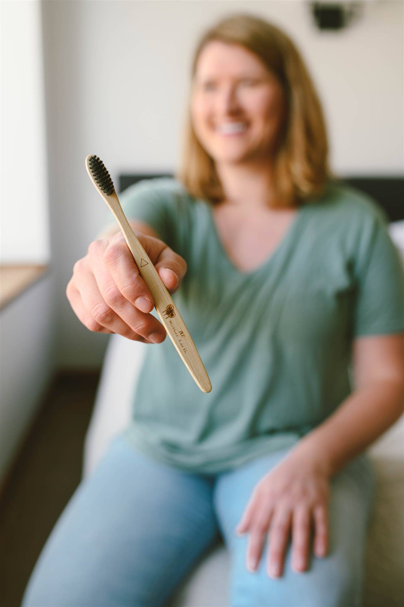 Me Mother Earth - Bamboo Charcoal Toothbrush | Compostable + Zero Waste