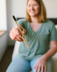 Me Mother Earth - Bamboo Charcoal Toothbrush | Compostable + Zero Waste