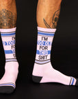 I'm Too Old For This Shit Gym Crew Socks