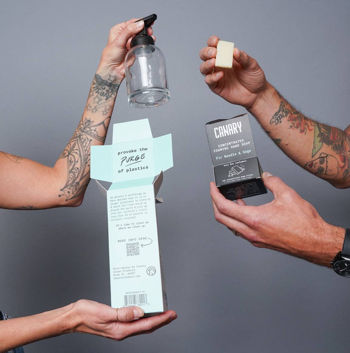 Hand Soap Starter Kit - Bottle &amp; Soap