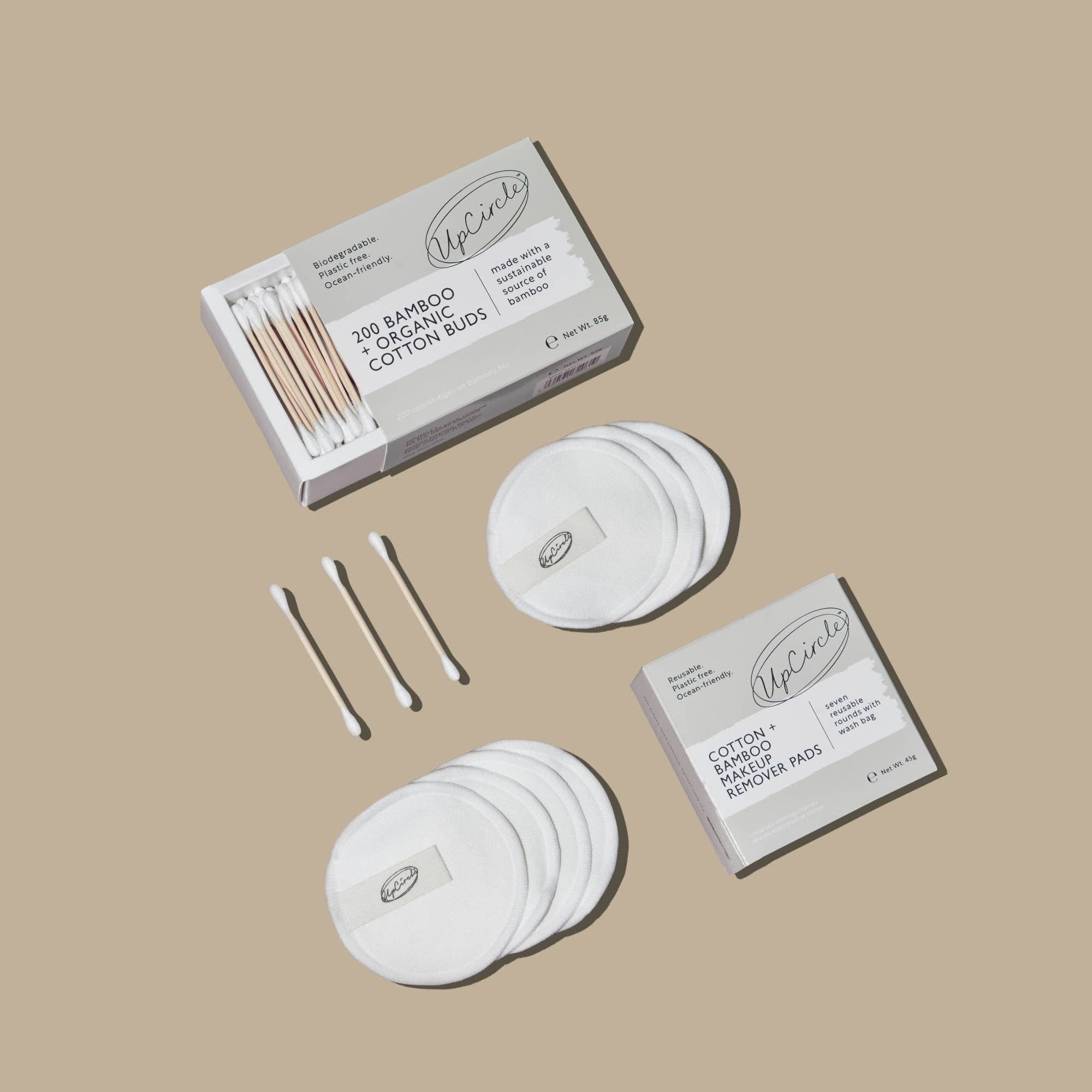 Cotton + Bamboo Makeup Remover Pads