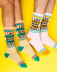 I Like Cats More Than People Gym Crew Socks