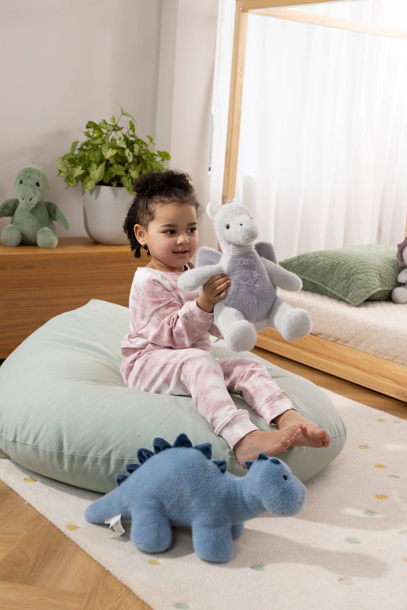 Dino Plush Toy - Grey Dragon
