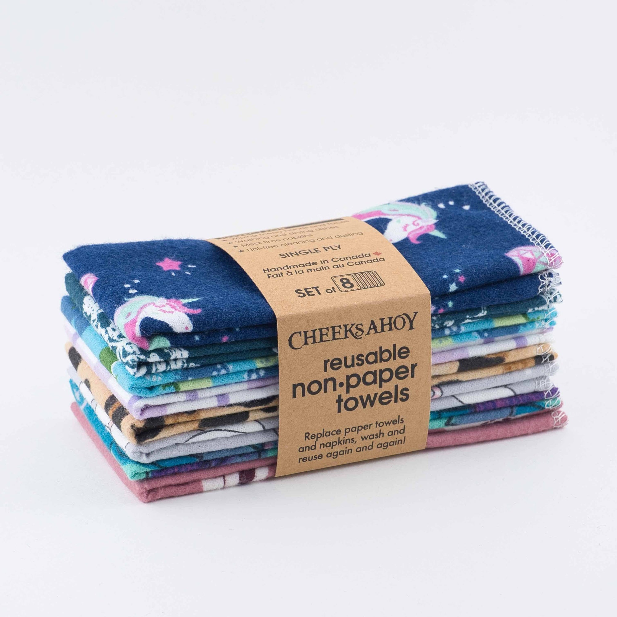 Reusable Non-Paper Towels - Single-Ply