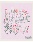 Stupid Dishes Swedish Dishcloth