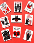 Stay Hydrated Vampire Rectangle Magnet by Gemma Correll
