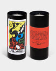 Tarot Candle, Lovers - 6" Tall & 60 Hr Burn, Orange & Moss