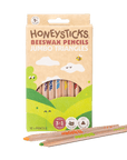 Honeysticks - Honeysticks Beeswax Pencils Jumbo Triangles 10pk
