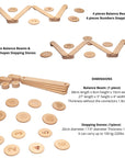 Montessori Balance Beam and Stepping Stones Set