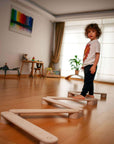 Montessori Balance Beam and Stepping Stones Set
