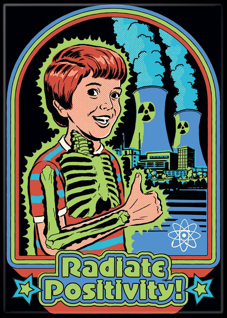 Steven Rhodes Radiate Positivity Magnet