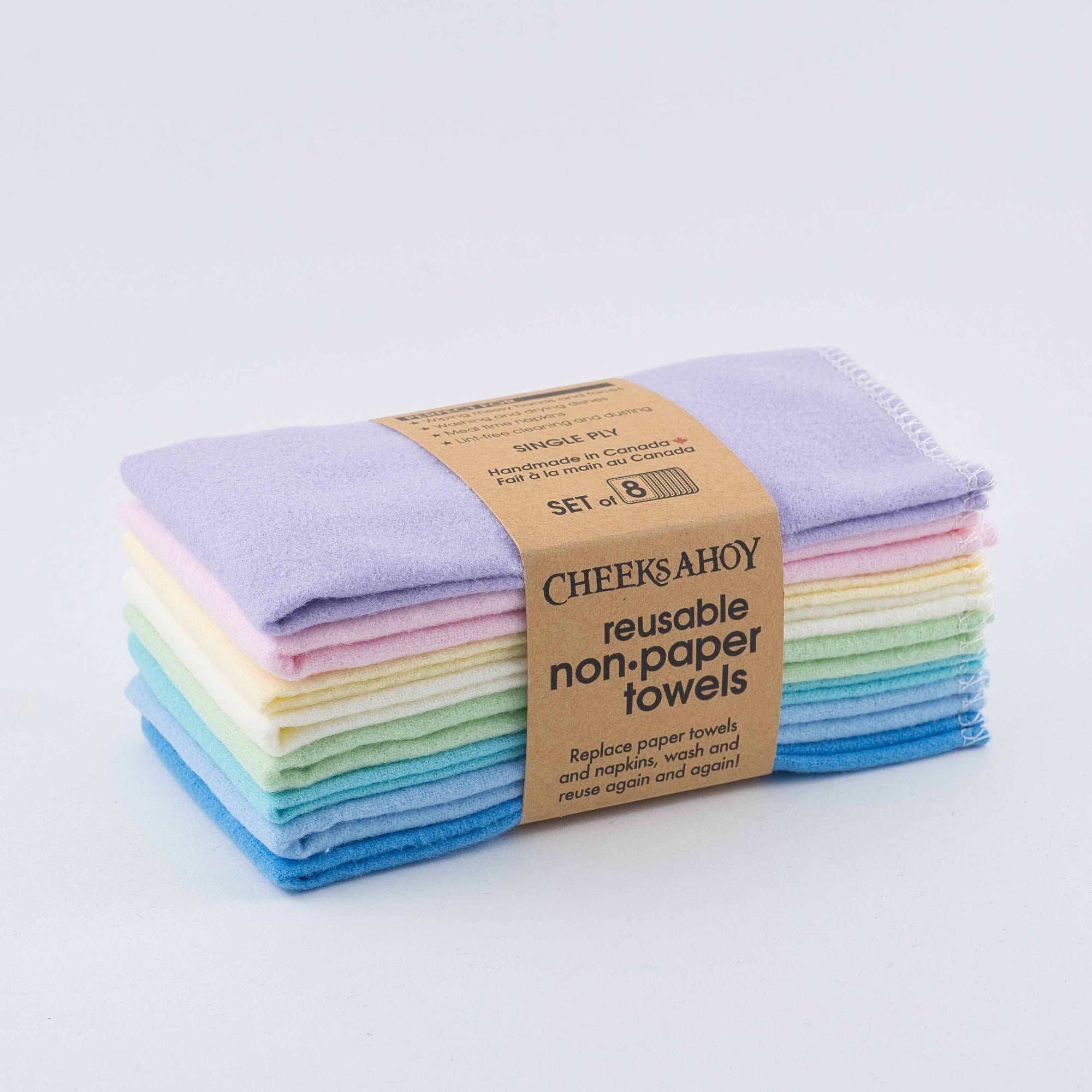 Reusable Non-Paper Towels - Single-Ply