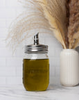 Jarware Glass Mason Jar and Oil Cruet Lid