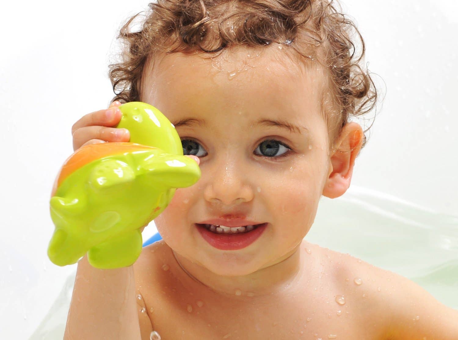 CaaOcho Natural Rubber Toys - Natural Rubber Turtle Non-Toxic Bath Toy, Mold-free design