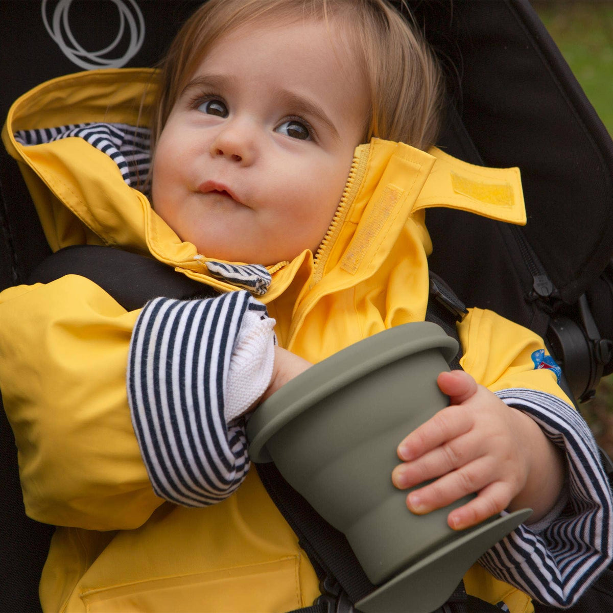 Silicone Baby Suction Snack Pot with Lid