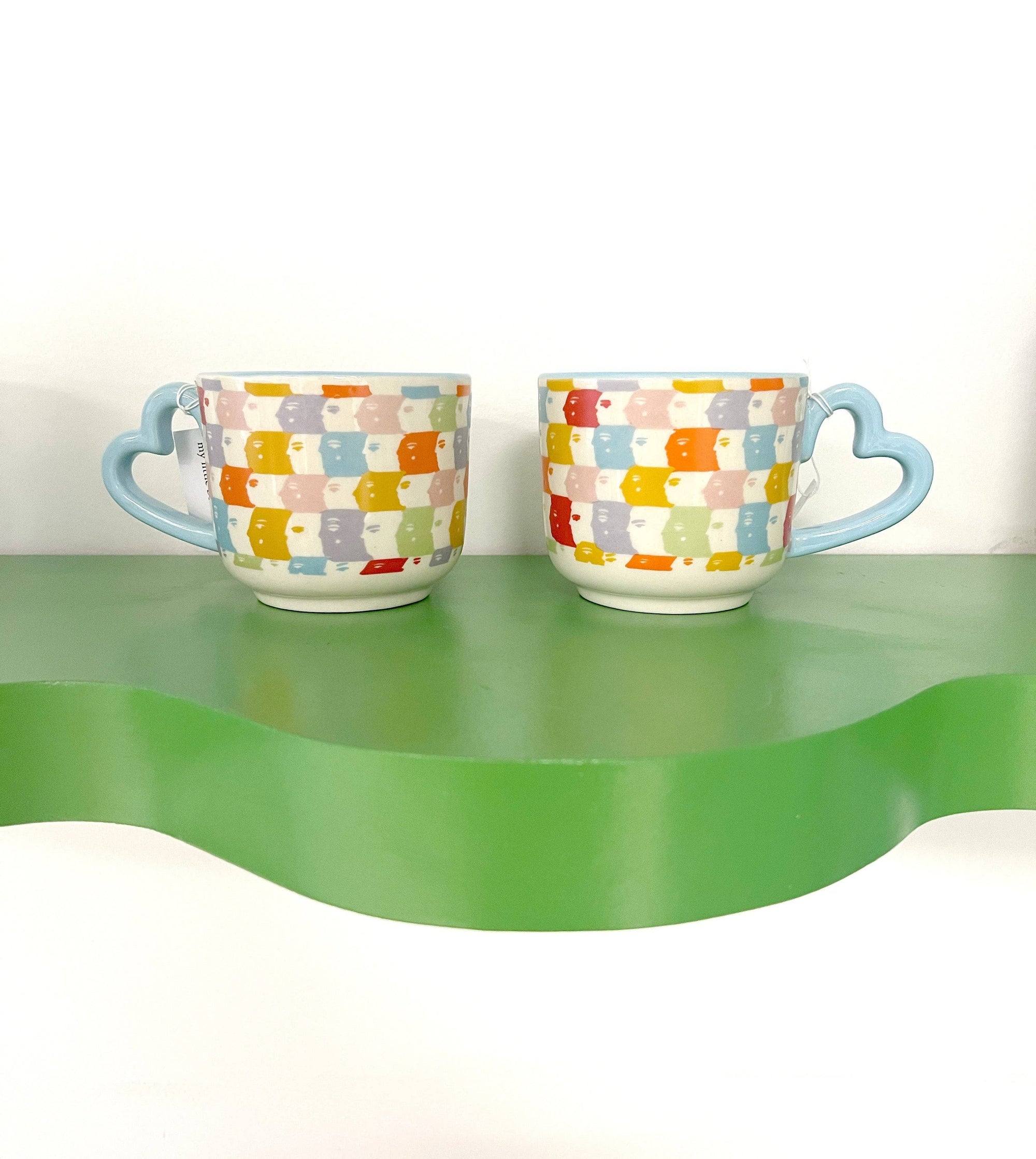 Striped Face Mug
