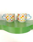 Striped Face Mug