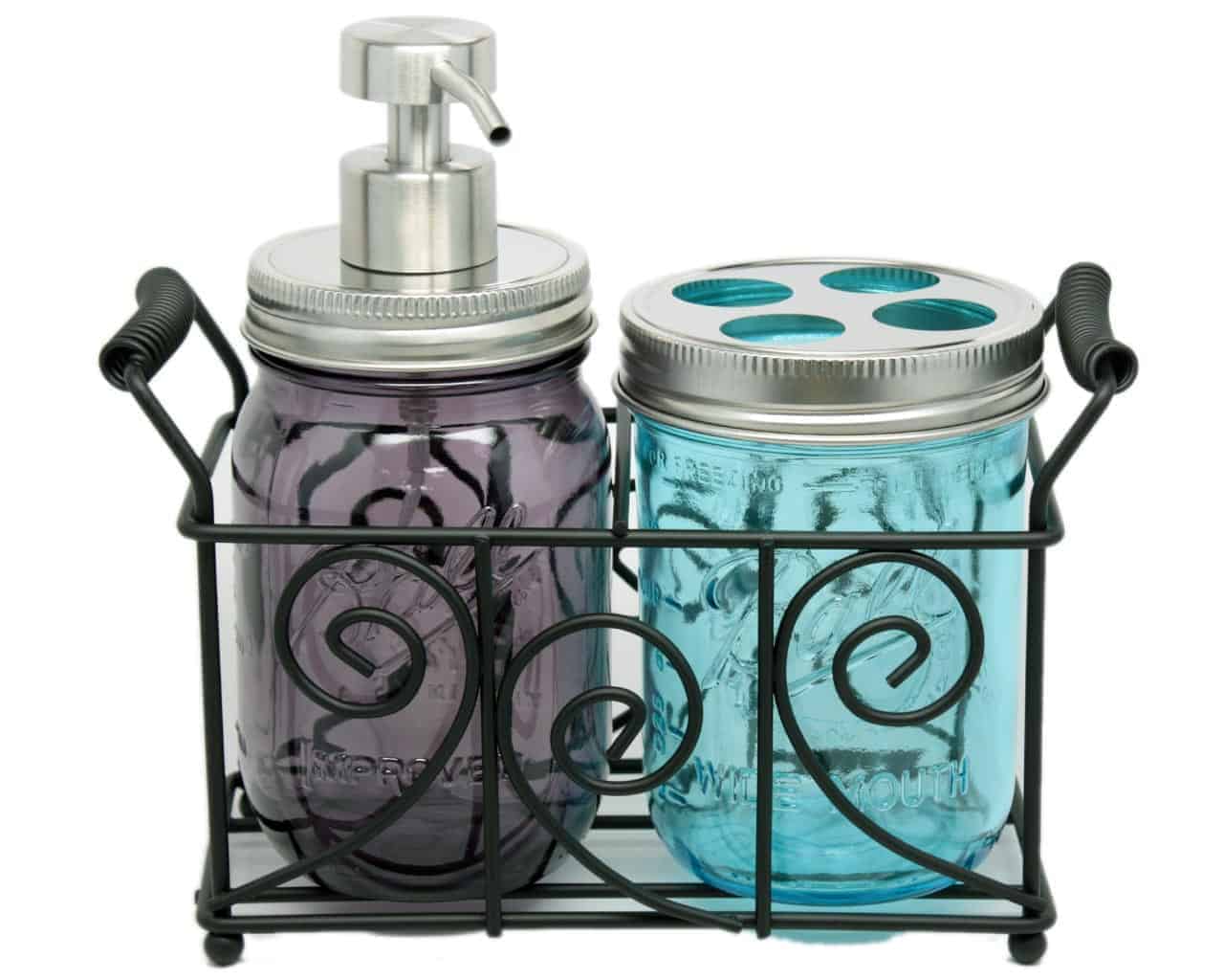 Mason Jar Lifestyle - Satin / Brushed Finish Soap Pump Dispensers for Mason Jars
