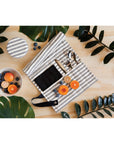 Ticking Stripe Mini Bowl Cover Set of 3