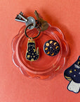 Cosmic Kitty Cat Keychain
