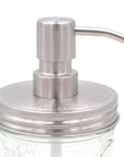 Mason Jar Lifestyle - Satin / Brushed Finish Soap Pump Dispensers for Mason Jars