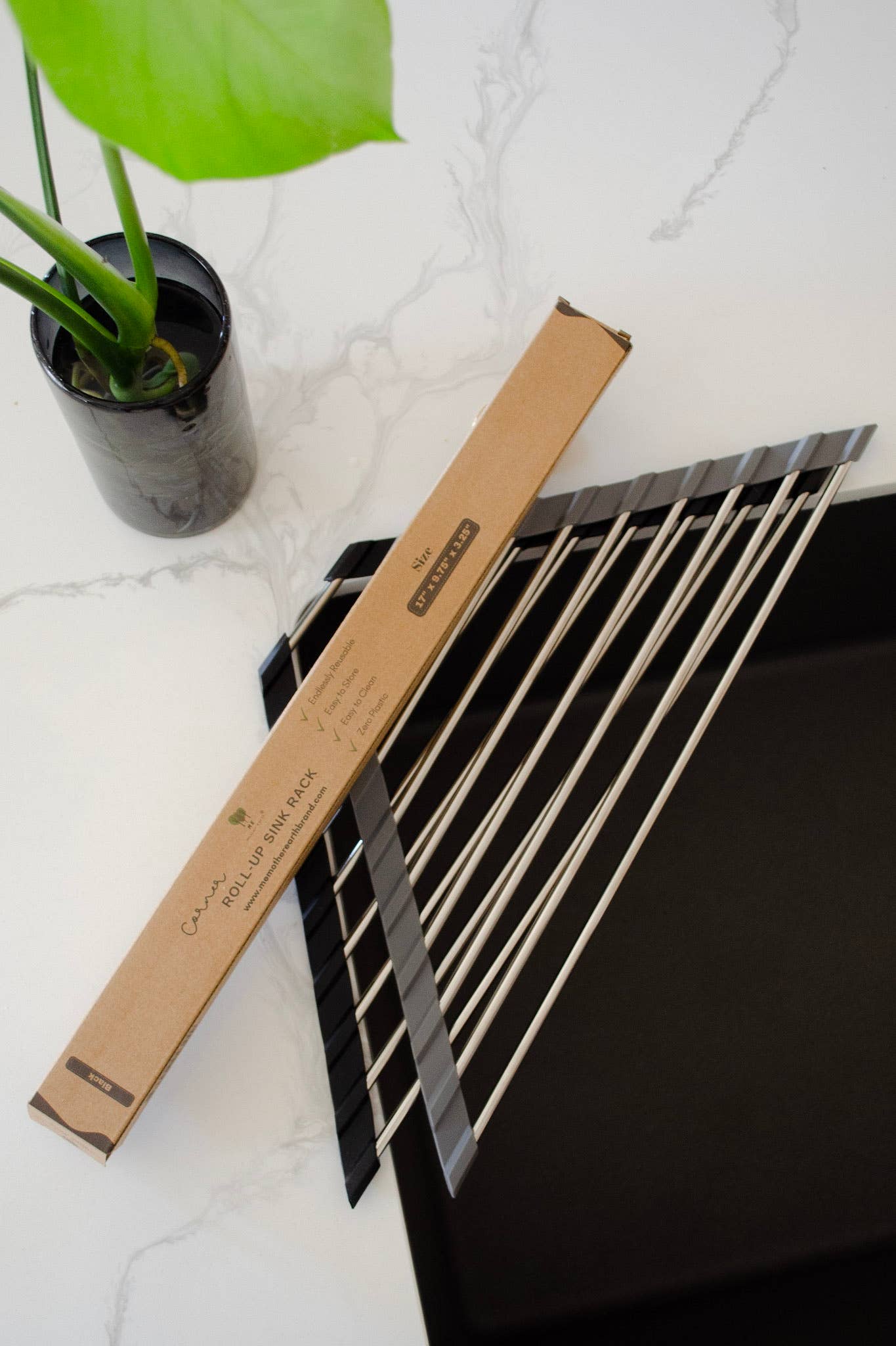 Me Mother Earth - Corner Roll-Up Sink Rack | Shower Rack | Plastic Free