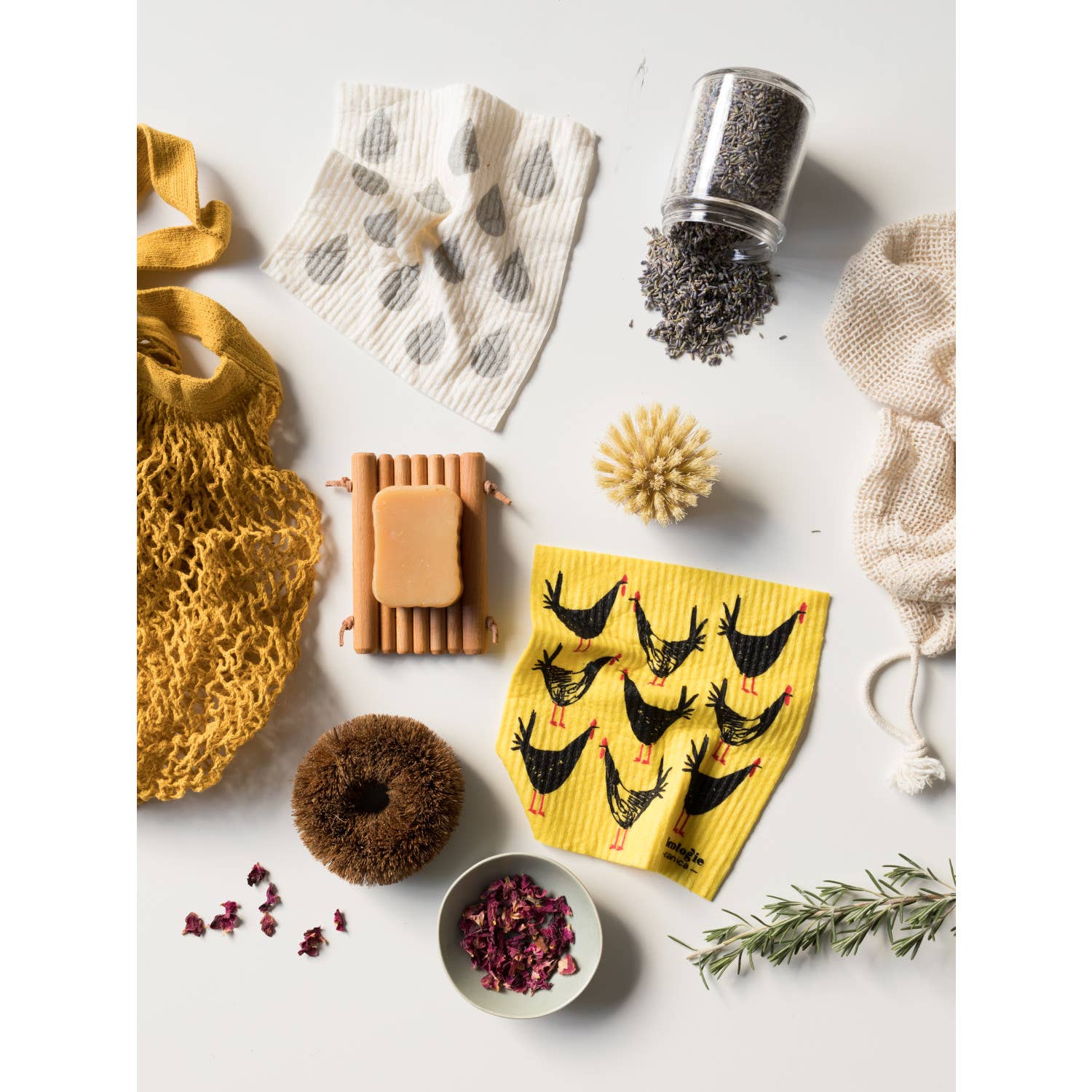 Chicken Scratch Swedish Dishcloth