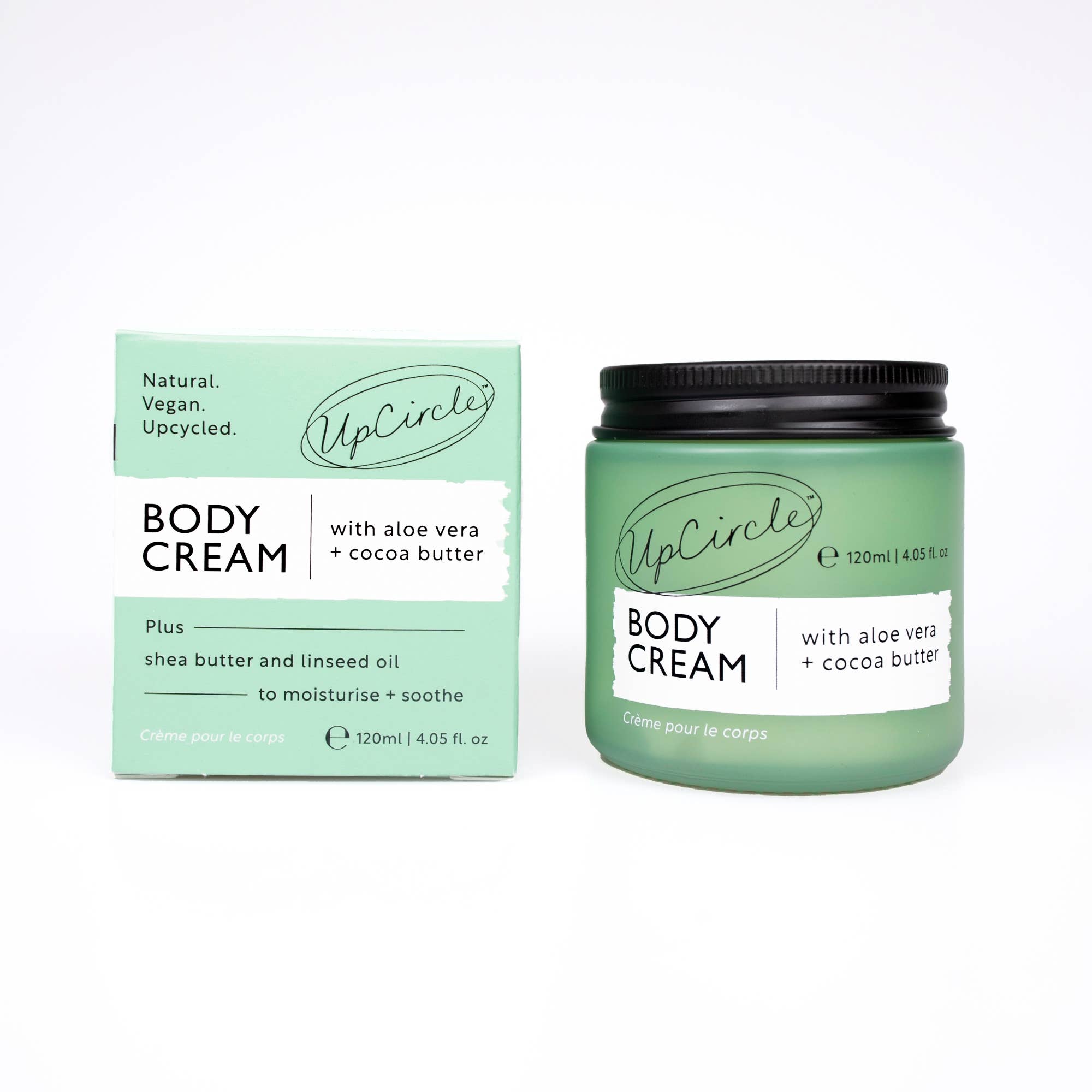 Vegan Body Cream with Aloe Vera + Cocoa Butter for Dry Skin
