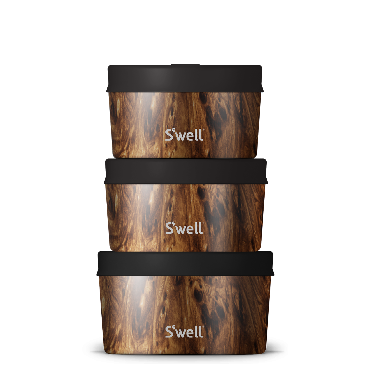 Teakwood Food Canister Set