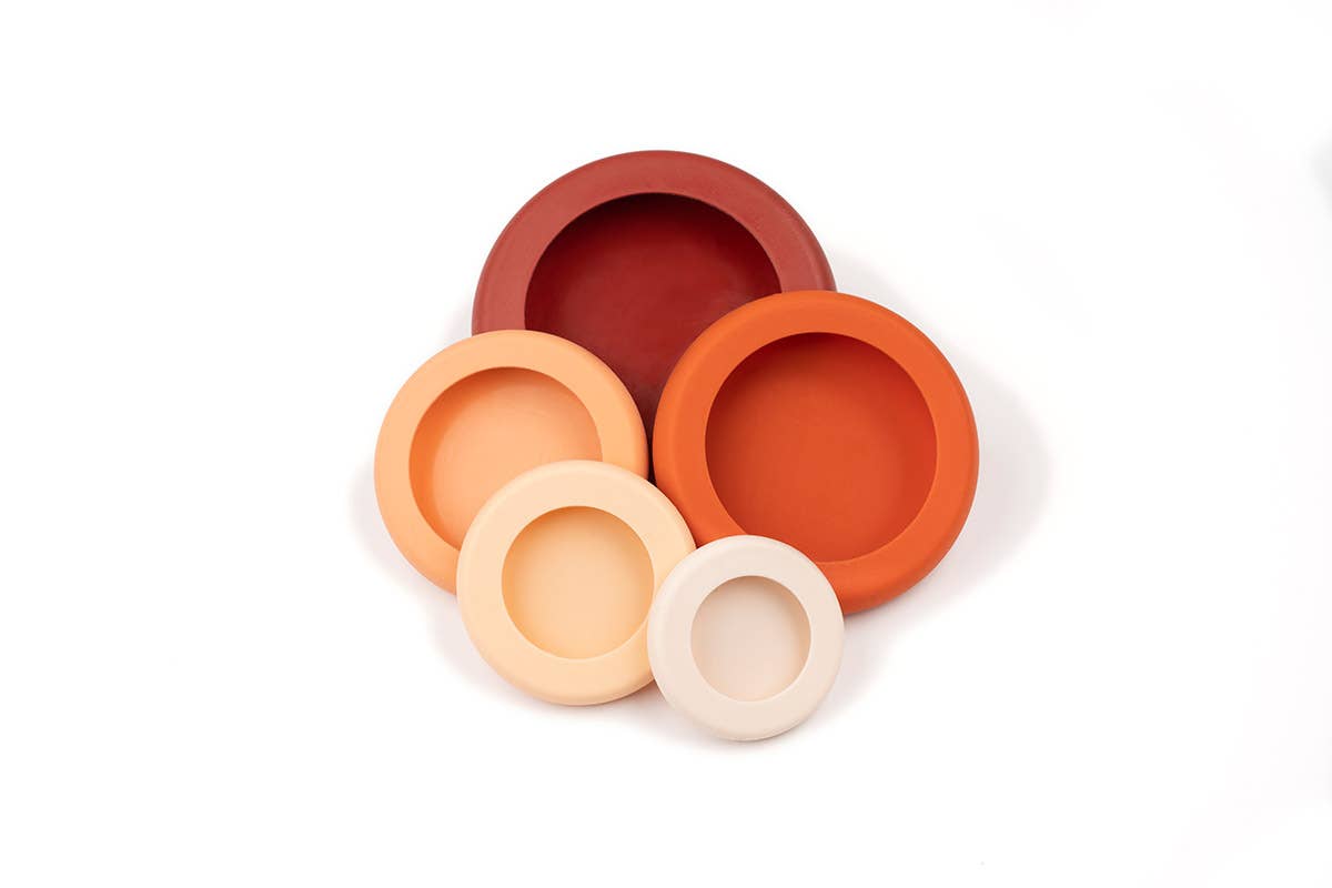 Food Huggers - Terra Cotta Food Huggers - Set of 5