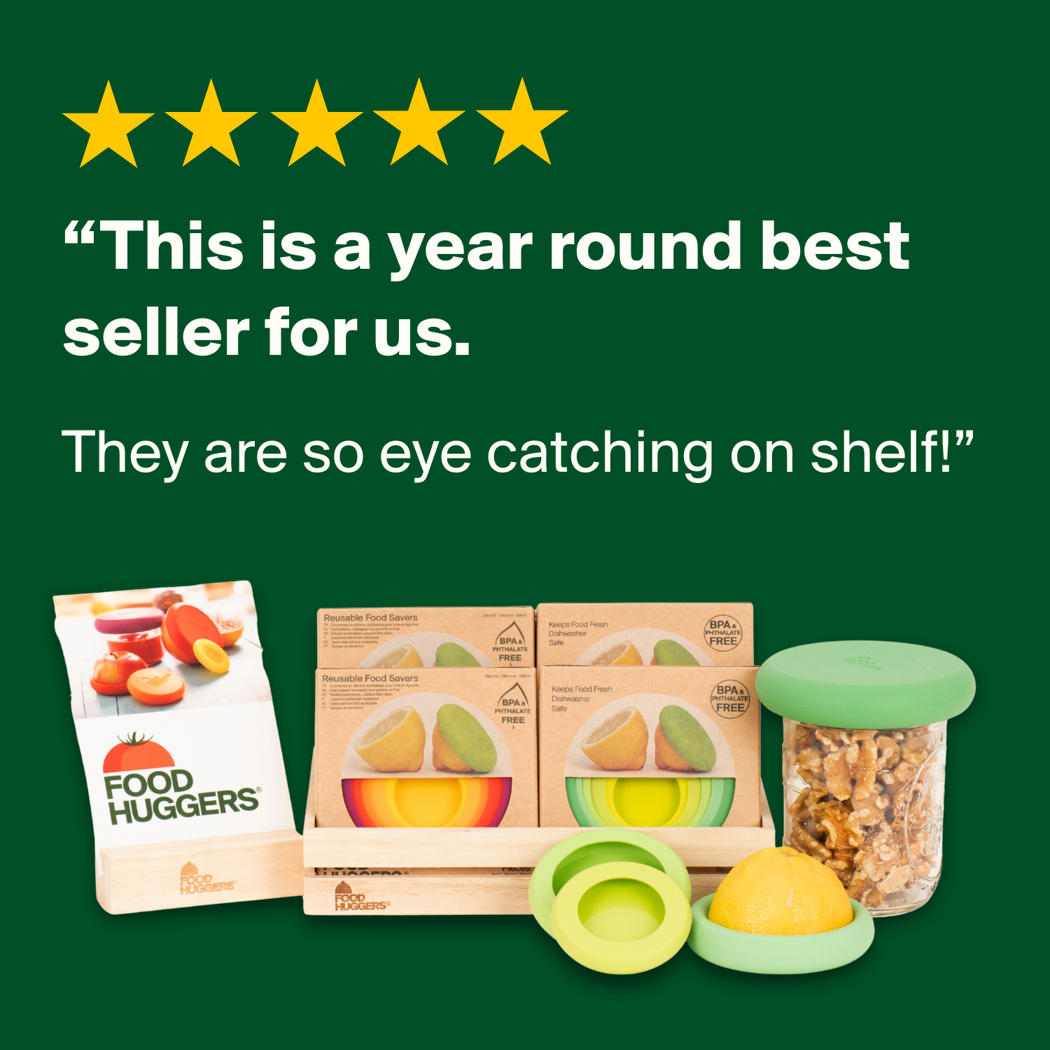 Food Huggers - Terra Cotta Food Huggers - Set of 5