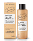 Powder-to-Foam Face Wash with Upcycled Willow Bark + Papaya