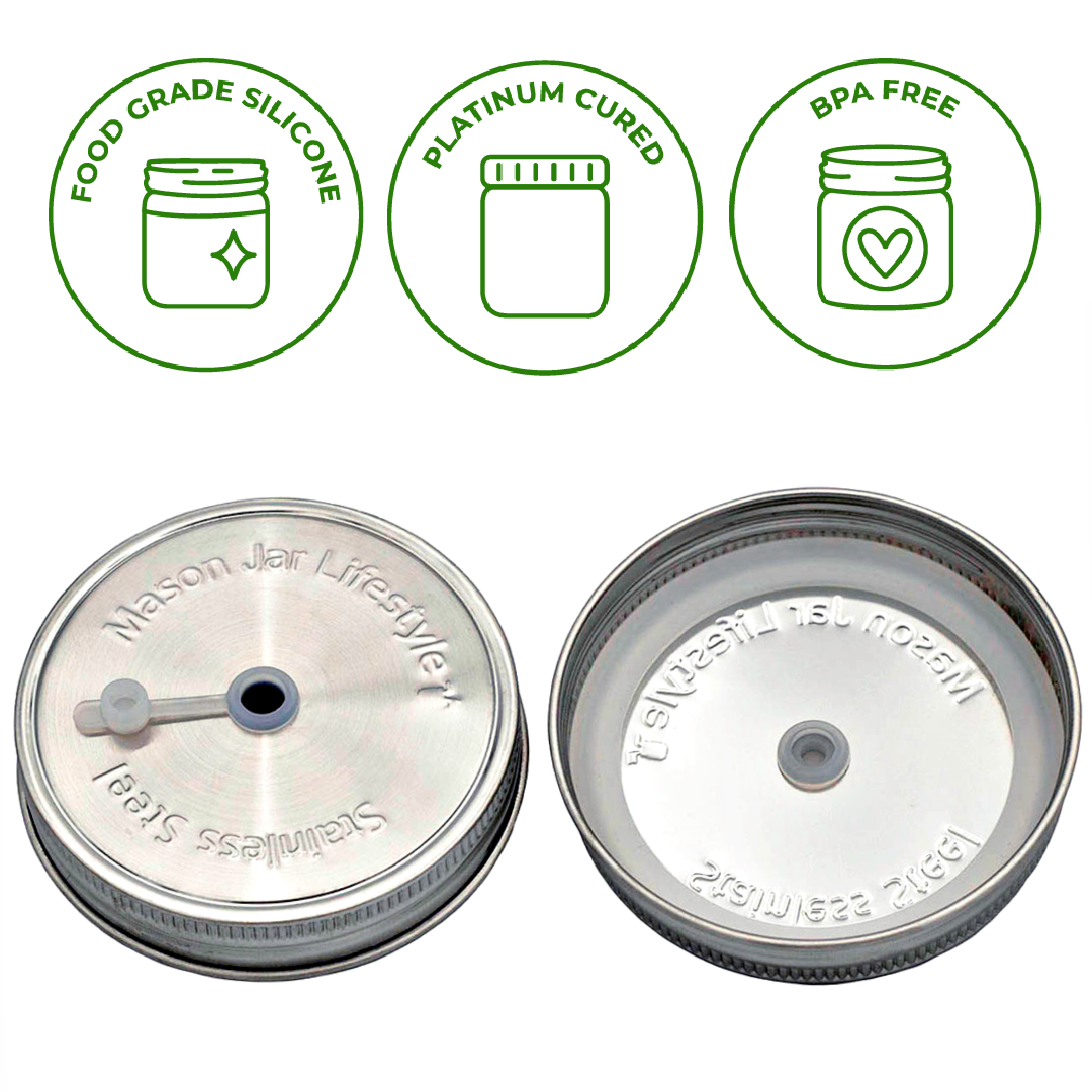 Mason Jar Lifestyle Tumbler Lids - Thumbnail 5