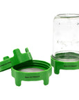 Rust Proof Sprouting Lid with Built-In Stand for Wide Mouth